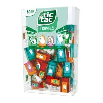 TIC TAC Box with 60 Mini Boxes (each 3.9 GRAMS), ARTIFICIALLY FLAVOURED MINTS thumbnail 2