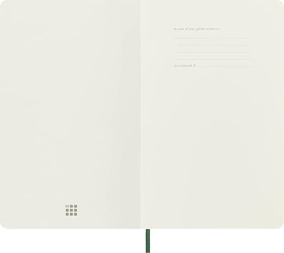 Moleskine Classic Notebook, Soft Cover, Large (5" x 8.25") Ruled/Lined, Myrtle Green, 192 Pages thumbnail 5