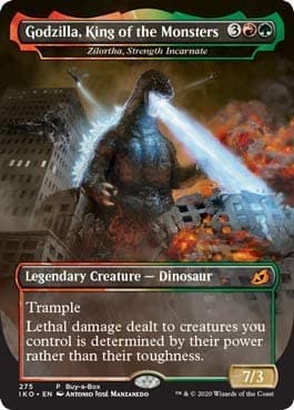 Magic: The Gathering - Zilortha, Strength Incarnate - Godzilla, King of The Monsters - Foil - Ikoria: Lair of Behemoths thumbnail 2