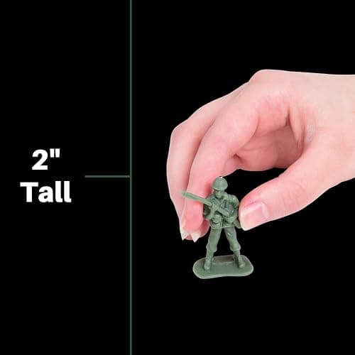 U. S. Toy DELUXE BAG OF CLASSIC TOY GREEN ARMY SOLDIERS - 36 Pc. (USTVL47) thumbnail 7