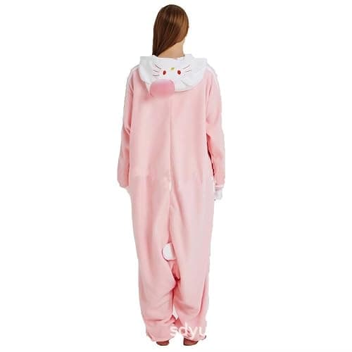 Eonxius Magic Novelty Hooded Onesie One Piece Pink Pajamas for Women thumbnail 6