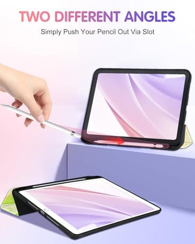 Uppuppy for iPad 9th/8th/7th Generation Case 10.2 Inch Girls Cute Boys Kids Women Folio Cover Pencil Holder Food Cartoon Cool Men Design Funny Fun Teen Cases for iPad 7/8/9 Gen A2602 A2270 A2197 thumbnail 4