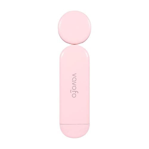 VAVOFO USB Rechargeable Book Light, Blue Lighting Blocking, Amber Light Clip On Bookmark Shaped 6 LEDs Reading Light, Eye Care for Bookworms Reading in Bed with 9 Lighting Modes (Light Pink) - Image 1