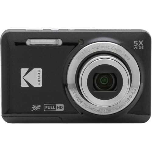 Kodak Pixpro FZ55 Digital Camera (Black) Bundle, Includes: SanDisk 128GB Memory Card, Hard Shell Camera Case, SD Card Reader and More (6 Items) thumbnail 2