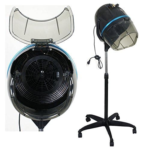 Saturnpower Hair Dryer 1300W Professional Adjustable Hooded Floor Hair Bonnet Dryer Stand Up Hair Dryers with Rolling Base for Home Salon Spa Beauty Equipment, Black thumbnail 3
