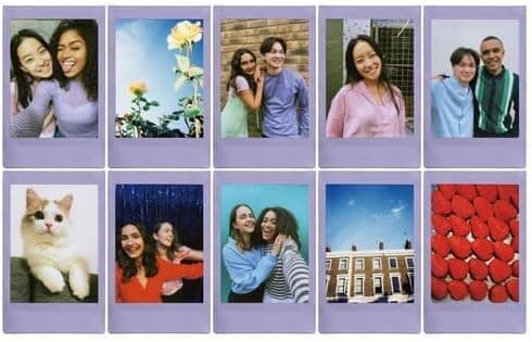 Fujifilm Mini Instant Film - Soft Lavender Instant Film + Sheets Bundle + BluebirdSales Microfiber Cleaning Cloth Instant Mini Camera Perfect for Instant Photography (2 Pack) thumbnail 4