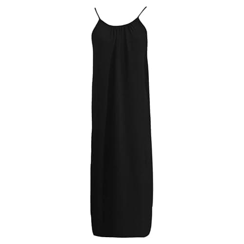 ATALRPOU Women's Solid Color Backless Cami Dresses for Women Open Back House-Dress Sleeveless Beach Vacation Clothes thumbnail 5