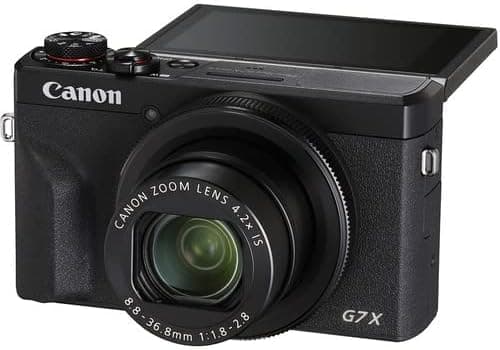 Canon PowerShot G7 X Mark III Digital Camera (Black) (3637C001), 64GB Memory Card, NB13L Battery, Corel Photo Software, Charger, Card Reader, Bag, Flex Tripod + More thumbnail 7