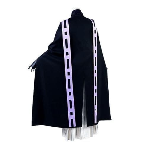 Buyoem Douma Cosplay，Douma Costume，Anime Douma Kimono Suit Cosplay Costume Halloween Robes Cloak Full Set with Wig thumbnail 5