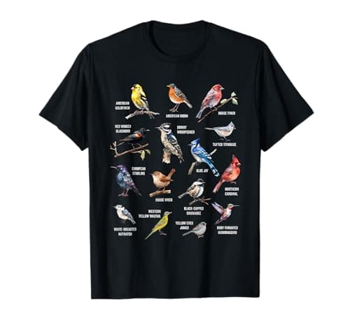Bird Watcher Bird Lover Birder Birding Nerd T-Shirt - Image 1