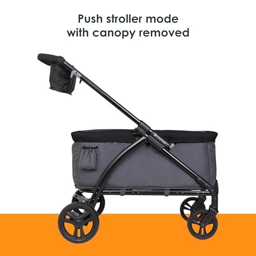 Baby Trend Tour™ LTE 2-in-1 Stroller Wagon, Gravity Black thumbnail 3