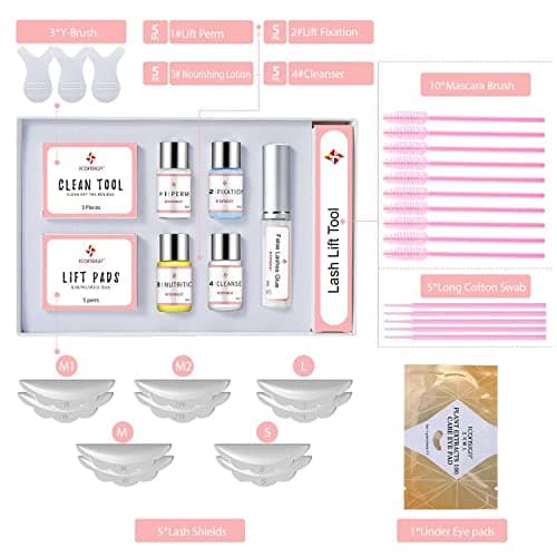 2024 Upgraded Lash Lift Kit, Professional Semi-Permanent Curling Eyelash Perm Kit Suitable for Salon & Home Use thumbnail 2