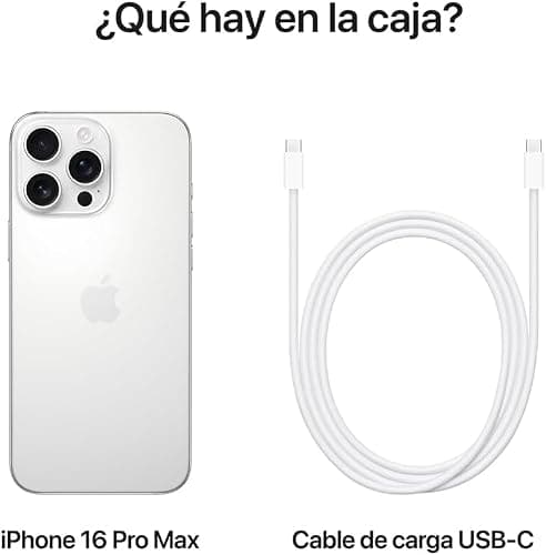 Apple iPhone 16 Pro Max, US Version, 256GB, White Titanium - Unlocked (Renewed) thumbnail 5