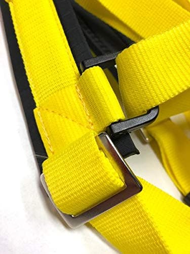 Neewa Adjustable Sled Pro Harness - Medium, Yellow, Large Breed, Pulling, Joring thumbnail 6