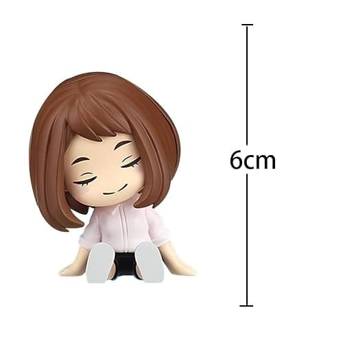 YLQANONG MHA Midoriya Izuku Figures Todoroki Shouto/Uraraka Ochako Anime Figure Statues PVC Anime Action Figurine 2.36IN thumbnail 3