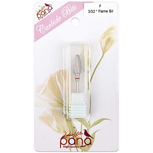 Pana 3/32" Safety Bit Nail Carbide Bit - For Electric Dremel Drill Machine (Fine, Flame -Silver) thumbnail 5