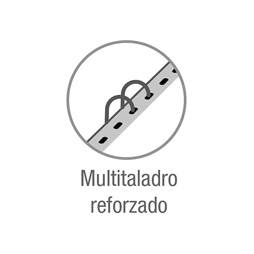 Elba, Fundas Plástico A4 Transparente, 100 Unidades, Multitaladro, Polipropileno Piel de Naranja 70μ thumbnail 3