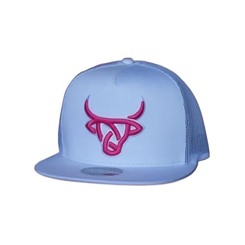 LOST CALF 3D Logo Pink White Mesh - Hats Cap - Image 1