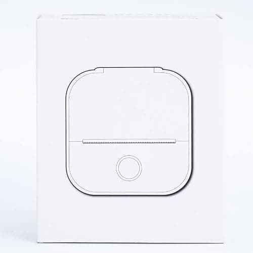Mini Printer - T02 Bluetooth Inkless Instant Photo Printer, Small Thermal Pocket Sticker Printer, Portable Mobile Phone Picture Printer, for Students, Gift, Receipts, White (Bunny Case Not Included) - White - 1 Printer + 1 Roll Paper thumbnail 10