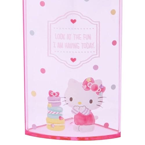 Sanrio 213110 Pink Plastic Hello Kitty Kitty Pen Stand 360 Degree Rotating Pen Stand Pen Holder Cosmetic Makeup Brush Tulle Pet Character thumbnail 5