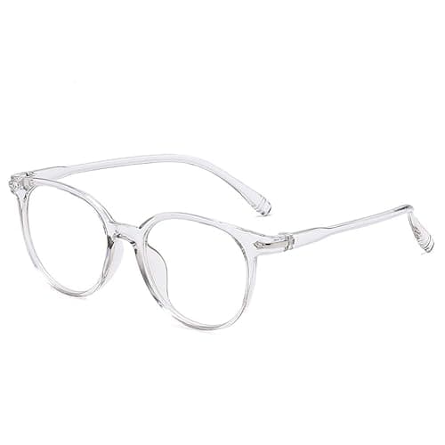 Shulemin Unisex See-Through Spectacles Protective Transparent Lens Eyeglasses Eyeglasses - Image 1