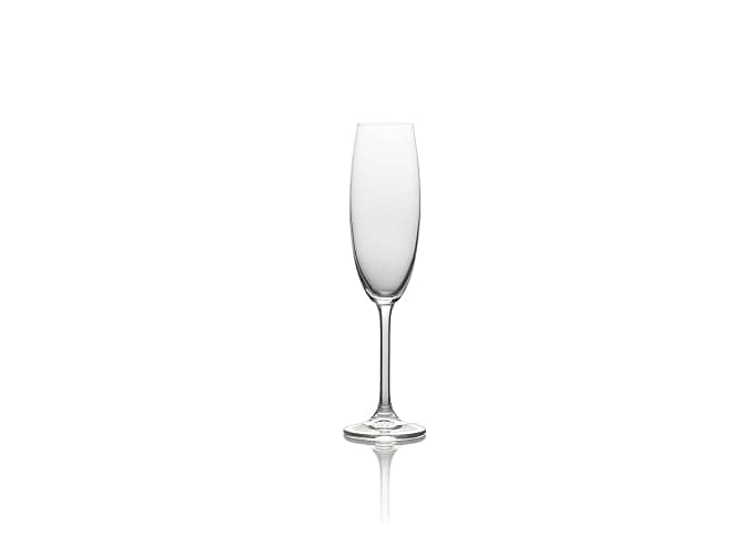 MIKASA Julie Clear Champagne Flutes Set, 4 Piece, Dishwasher Safe Champagne Glasses, 250ml thumbnail 3