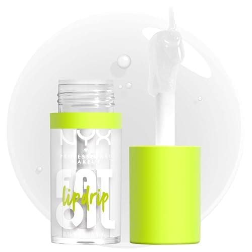 NYX PROFESSIONAL MAKEUP Fat Oil Lip Drip, Moisturizing Lip Oil Gloss, Vegan Tinted Formula, Up to 12 HR Hydration - My Main (Clear) - Image 1