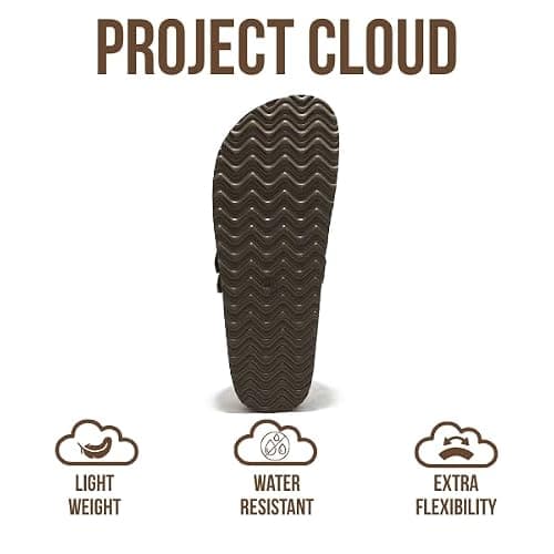 Project Cloud 100% Genuine Leather Clogs for Women - Wedge Womens Clogs Platform Sandals with Memory Foam Insole - Heeled Mules for Women 2025 (Stephi) thumbnail 5