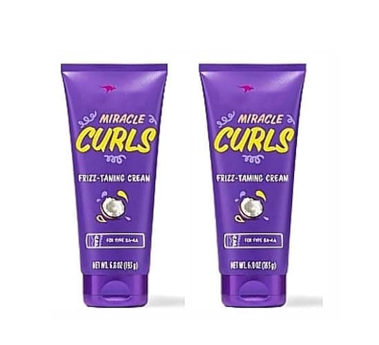 Au~ssie Miracle Curls Frizz Taming Curl Cream - Coconut & Jojoba- 6.8 fl oz (Pack of 2) - Image 1