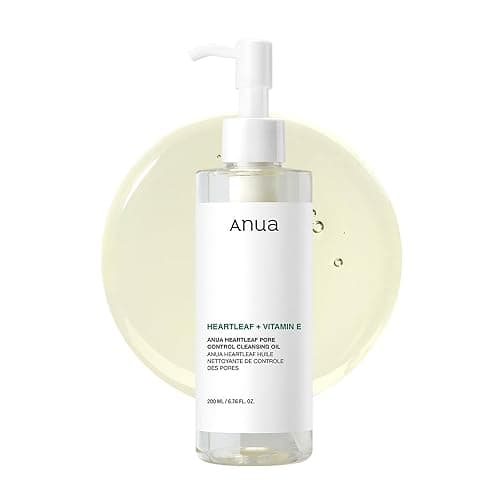 Anua Heartleaf Pore Control Cleansing Oil, Oil Cleanser for Face, Makeup Blackhead Remover, Korean Skin Care 6.76 fl oz(200ml) (original)