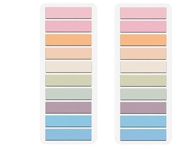 400 Pcs Sticky Index Tabs Small Sticky Notes Book Tabs,Tabs for Notebooks, Page Markers Notes Tabs Writable and Book Flags Tabs Post It Tabs Strip Index Tabs for Page Marking Classify File (Pink) - Image 1