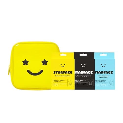 Starface Big Lil Gift Set - Hydrocolloid Pimple Patches Yellow and Black (32ct), Hydro-Star + Salicylic Acid (16ct) - Image 1