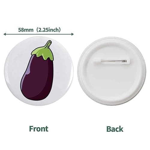 Mostme 200 Sets 58mm/2.25 inch Button Supplies Button Parts for Buttons Maker Machine 58mm, Round Badge Blank Buttons Pins, Includes Plastic Pin Back Cover, Metal Cover, Clear Film&Blank Paper thumbnail 4