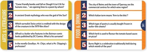 Cheatwell Games Host Your Own Quiz - Team Game With 2000 Trivia Questions Written For British Quizzers - With Score Chart, Answer Pads & Pencils, ages 14+ thumbnail 4
