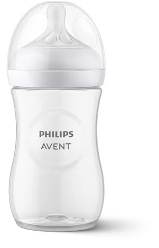 Philips Avent Natural Baby Bottles with Natural Response Nipples (Medium Flow, Flow 3), 9oz, 3-pack, SCY903/03 - Clear - 9oz - 3-pack thumbnail 12