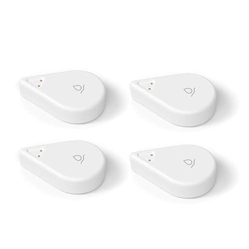 THIRDREALITY Zigbee Water Leak Sensor WL2 4Pack with Dripping&Leaking Detection, App Notification, Zigbee Hub Needed, 3Year Battery Life, No Battery & Srien, Support Home Assistant, SmartThings, Homey - Image 1