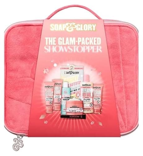 Soap & Glory Gift Set, Bath and Body Collection with Face Mask, Hand Cream, Foot Cream, Body Butter, Body Polish, Body Wash, Lip Gloss, Wash Bag - Christmas Gift Set thumbnail 2
