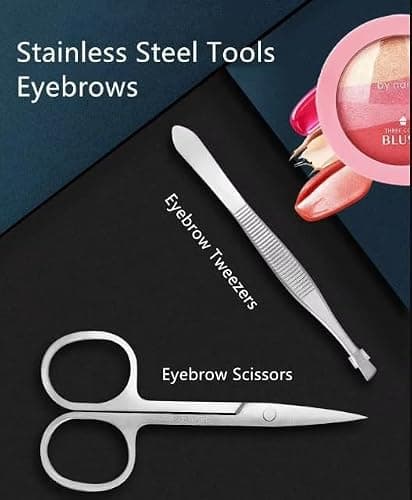 BesPick 19 Pieces Fingernail and Toenail Professional Manicure Pedicure Nail Clipper Set Stainless Steel Nail Cutter Scissors Grooming Kit with Luxurious Travel Case (Gray) thumbnail 5