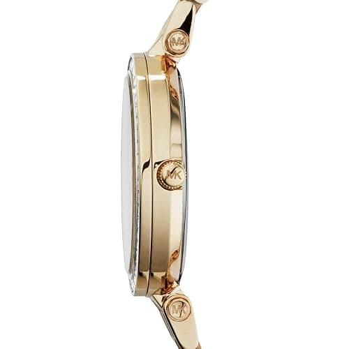 Michael Kors Montre Darci pour Femme, Mouvement à Quartz Trois Aiguilles Ton Or avec Bracelet en Acier Inoxydable thumbnail 2