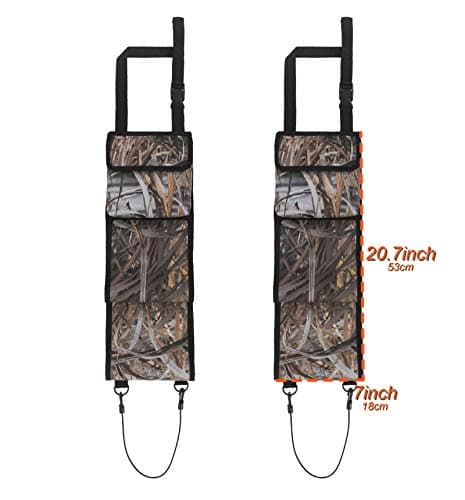 MYDAYS Seat Back Gun Rack, Gun Sling Bag, Camo Front Seat Gun Organizer Holder for Hunting Rifles/Shotguns thumbnail 2