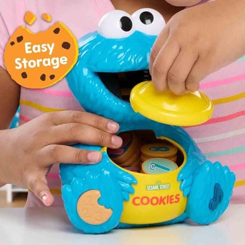Sesame Street Cookie's Counting Jar, 12-Pieces, 20+ Phrases and Sounds, Learning and Education, Kids Toys for Ages 2 Up by Just Play thumbnail 9