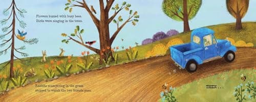 Little Blue Truck and Racer Red: A Fun Picture Book About Race Cars, Friendship, and Trying Your Best for Children (Ages 4-8) thumbnail 3