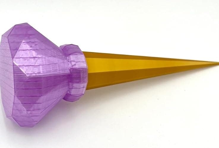 Microphone for Velvet & Veneer Trolls 3 Movie Prop Band Together Handmade to Order Purple Gold thumbnail 3