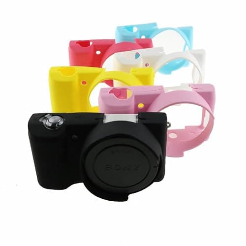 Camera Case for Sony Alpha A6100 A6300 A6400, Soft Silicone Protective Cover Housing Rubber Body Skin for Sony Alpha A6100 A6300 A6400 ILCE-6100 ILCE-6300 ILCE-6400 Digital SLR Camera Bag Pink thumbnail 3