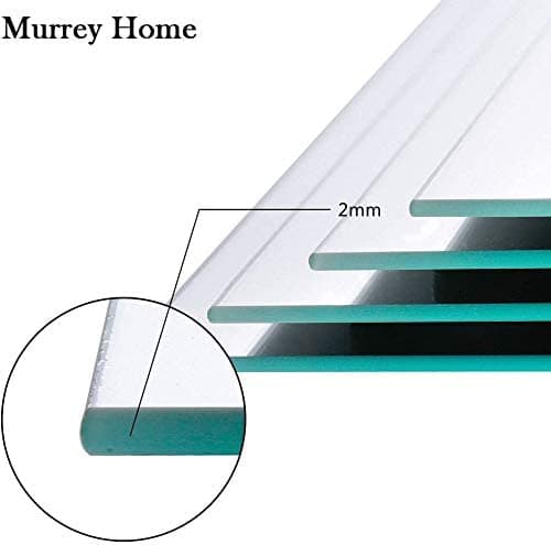 Murrey Home Wall Mirror for Home Gym Mirror, Full Length Mirrors Wall Mounted, Frameless Full Body Mirror Tiles for Wall, Door, Garage, 12" x4PCS thumbnail 3