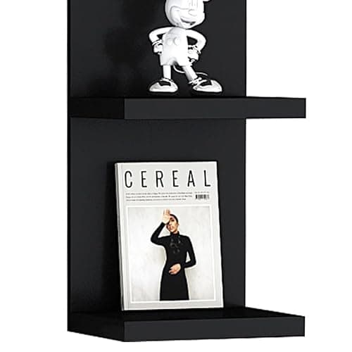 LitaEther Versatile 7 Tier Wall Shelf Unit,Black Lack Wall Shelf,Display Floating Shelf with LED Remote Control Light thumbnail 8