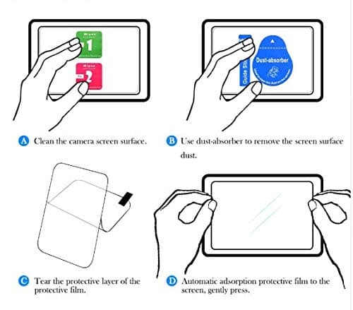conulog [2-Pack Screen Protector Tempered Glass for Canon G7X Mark III - Ultra Thin Screen Protective Film For Camera Canon G7 X Mark iii G9X Mark II GX7 GX9 (transparent) 1 thumbnail 5