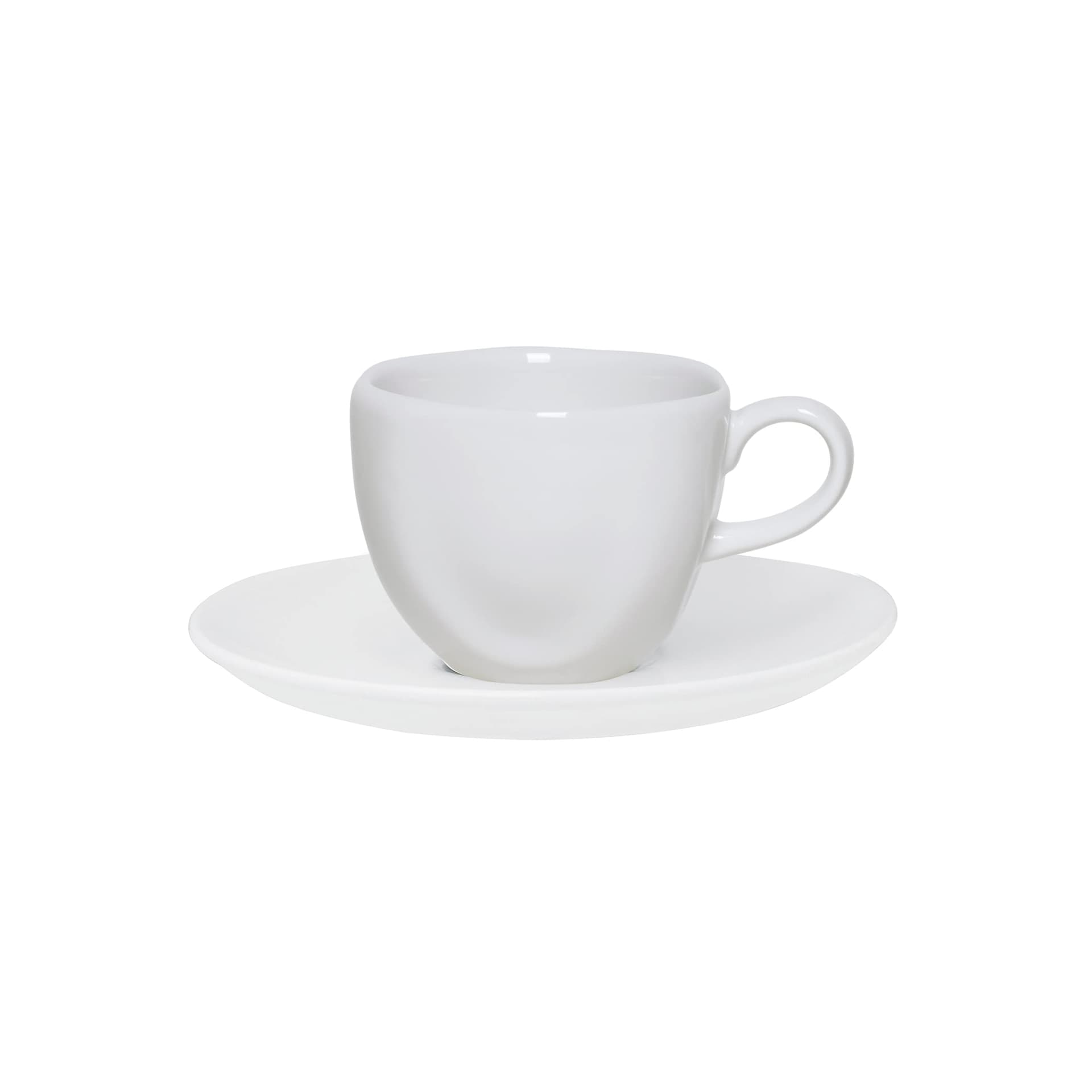 Xícaras de Chá 220 ml, com Pires, 6 Peças, Ryo White - Image 1