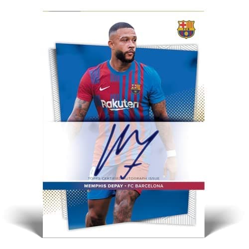 Topps FC Barcelona Official Team Set, Football Cards 2021/22 thumbnail 6