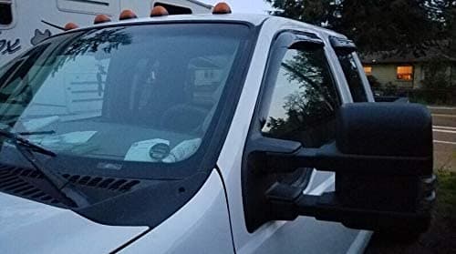 Lightronic Extra Durable Outside-Mount Auto Vent Window Visor, Fits 1999-2016 Ford F-250 & F-350 Super Duty SuperCab, UV Protection Rain Guard, Original Wind Deflector, No-Drilling, Smoke, 4-Pcs thumbnail 5